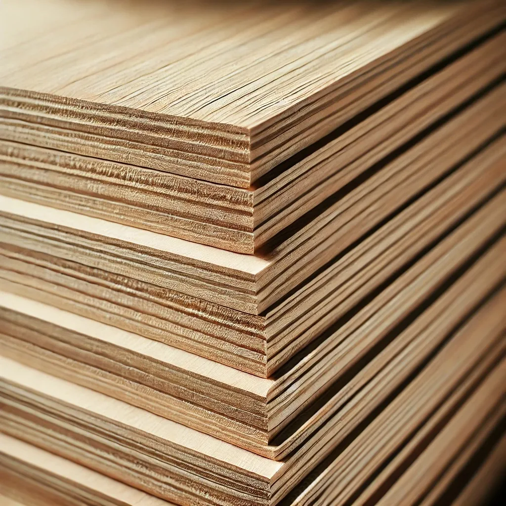 Layered wood — from sourced timber to finished surface